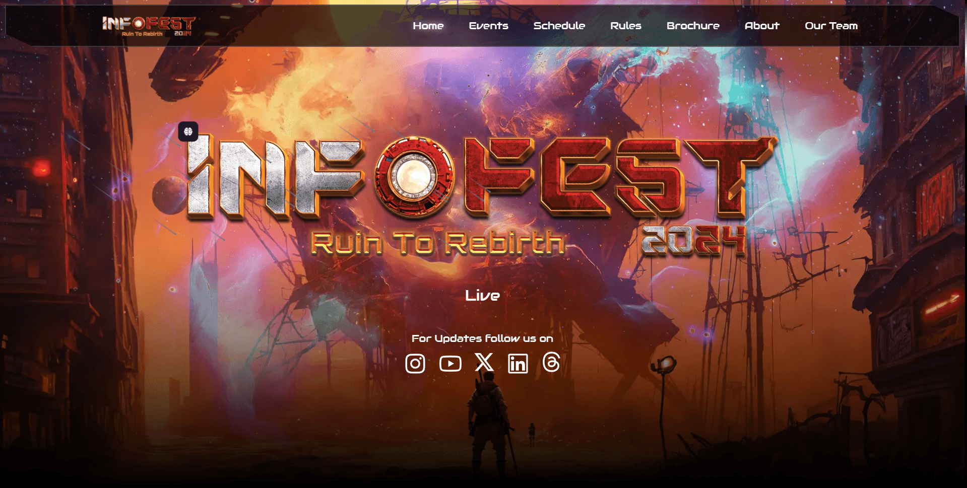 Infofest 2024 Website screenshot 1