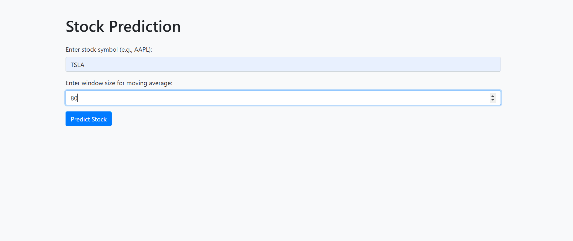 Predictive Market Analysis using LSTM screenshot 1